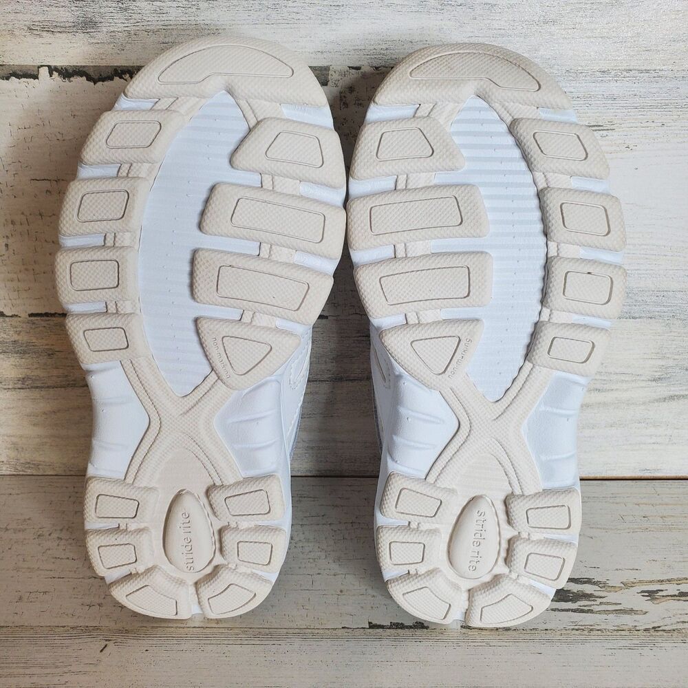 Stride Rite Cooper 2.0 H&L Casual Comfort White Shoes Toddler Boys Size 12M - Picture 10 of 11